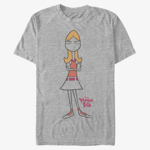 Queens Disney Classics Phineas And Ferb - Candace Unisex T-Shirt Heather Grey