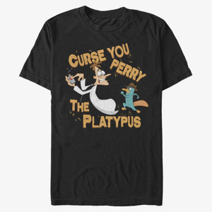 Queens Disney Classics Phineas And Ferb - Curse you Unisex T-Shirt Black