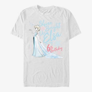Queens Disney Frozen - Birthday Queen Six Unisex T-Shirt White