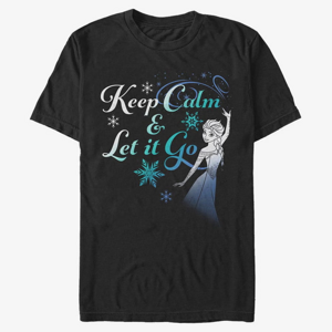 Queens Disney Frozen - Let it Go Now Unisex T-Shirt Black