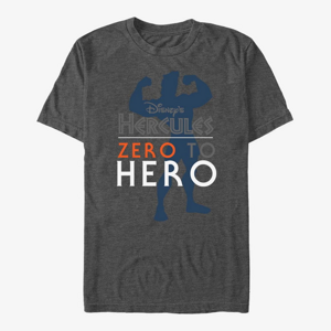 Queens Disney Hercules - Zero to Hero Unisex T-Shirt Dark Heather Grey