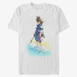 Queens Disney Kingdom Hearts - Beach Sora Unisex T-Shirt White