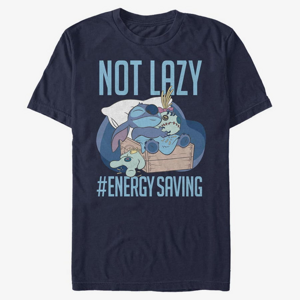 Queens Disney - Lazy Energy Unisex T-Shirt Navy Blue