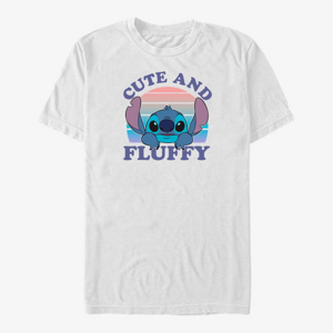 Queens Disney Lilo & Stitch - Cute and Fluffy Unisex T-Shirt White