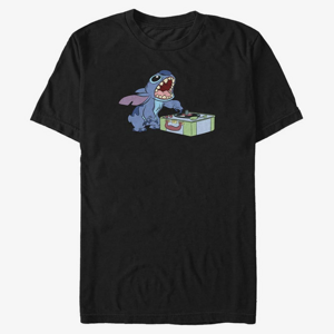 Queens Disney Lilo & Stitch - DJ Stitch Unisex T-Shirt Black