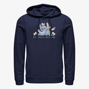 Queens Disney Lilo & Stitch - Kind To All Kinds Unisex Hoodie Navy Blue