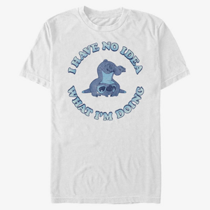 Queens Disney Lilo & Stitch - No Idea Unisex T-Shirt White