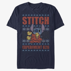 Queens Disney Lilo & Stitch - Stitch Experiment 626 Unisex T-Shirt Navy Blue
