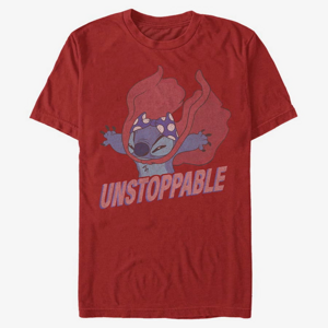 Queens Disney Lilo & Stitch - Unstoppable Stitch Unisex T-Shirt Red
