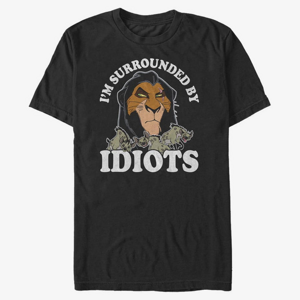 Queens Disney Lion King - Idiots Unisex T-Shirt Black