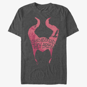 Queens Disney Maleficent: Mistress Of Evil - Cursed Unisex T-Shirt Dark Heather Grey