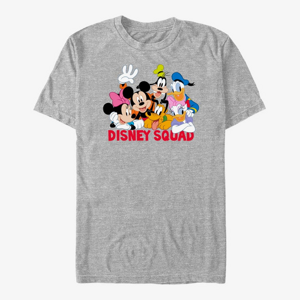 Queens Disney Mickey And Friends - Disney Squad Unisex T-Shirt Heather Grey