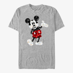 Queens Disney Mickey And Friends - Mickey Poly Unisex T-Shirt Heather Grey