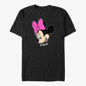 Queens Disney Mickey And Friends - Minnie Big Face Unisex T-Shirt Black