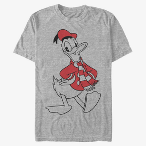 Queens Disney Mickey Classic - Donald Holiday Fill Unisex T-Shirt Heather Grey