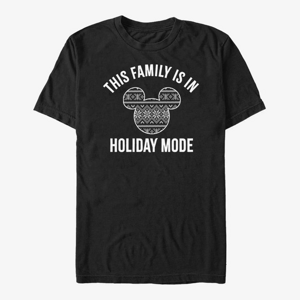 Queens Disney Mickey Classic - Family Holiday Mode Unisex T-Shirt Black