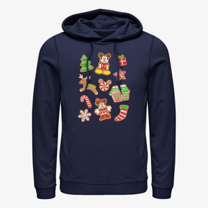 Queens Disney Mickey Classic - Gingerbread Mouses Unisex Hoodie Navy Blue