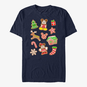 Queens Disney Mickey Classic - Gingerbread Mouses Unisex T-Shirt Navy Blue