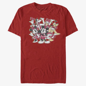 Queens Disney Mickey Classic - Sensational Holiday Unisex T-Shirt Red