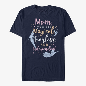 Queens Disney Peter Pan - Magical Fearless Independent Unisex T-Shirt Navy Blue