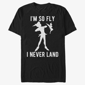 Queens Disney Peter Pan - So Very Fly Unisex T-Shirt Black