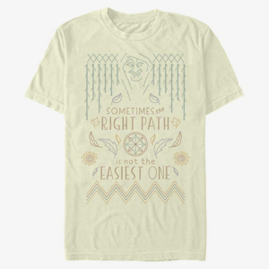 Queens Disney Pocahontas - Grandmother Willow Cross Stitch Unisex T-Shirt Natural