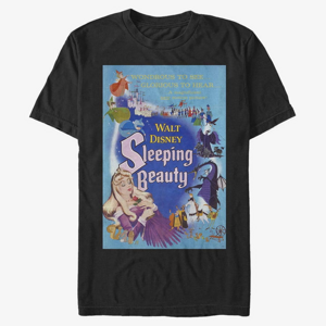 Queens Disney Sleeping Beauty - Blue Sleeping Beauty Poster Unisex T-Shirt Black