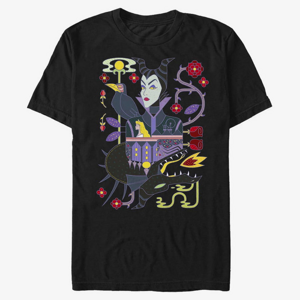 Queens Disney Sleeping Beauty - dual maleficient Unisex T-Shirt Black