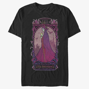 Queens Disney Sleeping Beauty - The Sorceress Maleficent Unisex T-Shirt Black