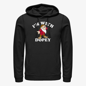 Queens Disney Snow White and the Seven Dwarfs - With Dopey Unisex Hoodie Black