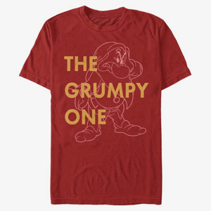 Queens Disney Snow White - One Grumpy Dwarf Unisex T-Shirt Red