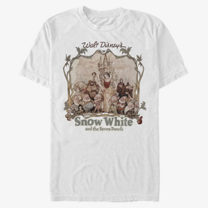Queens Disney Snow White - Snow White and Friends Unisex T-Shirt White