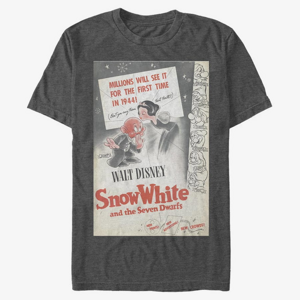 Queens Disney Snow White - SW RED Dopey Poster Unisex T-Shirt Dark Heather Grey