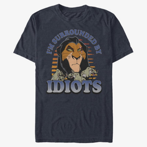 Queens Disney The Lion King - Idiots Unisex T-Shirt Navy Blue