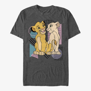 Queens Disney The Lion King - Lion King Nostalgia Unisex T-Shirt Dark Heather Grey