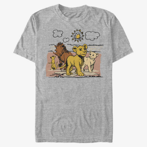 Queens Disney The Lion King: Live Action - Hakuna Group Unisex T-Shirt Heather Grey