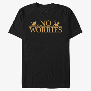Queens Disney The Lion King - No Worries Logo Unisex T-Shirt Black