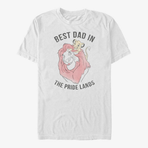 Queens Disney The Lion King - Pride Lands Dad Unisex T-Shirt White