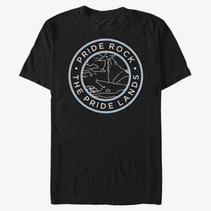 Queens Disney The Lion King - Pride Rock Badge Unisex T-Shirt Black