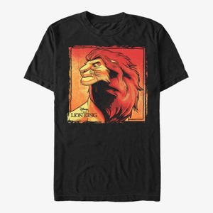 Queens Disney The Lion King - Rasta King Unisex T-Shirt Black