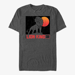 Queens Disney The Lion King - Rock Star Gradient Unisex T-Shirt Dark Heather Grey