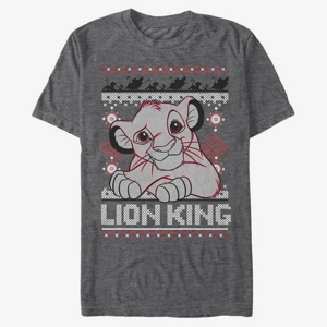 Queens Disney The Lion King - Simba Holiday Unisex T-Shirt Dark Heather Grey