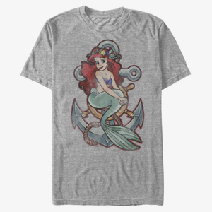 Queens Disney The Little Mermaid - Anchor Unisex T-Shirt Heather Grey
