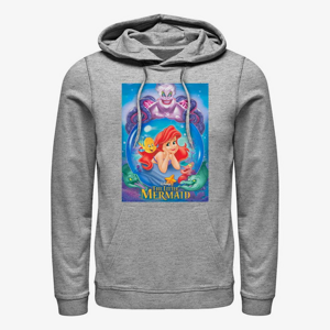 Queens Disney The Little Mermaid - Ariel and Ursula Unisex Hoodie Heather Grey