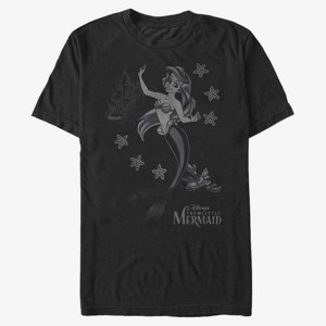 Queens Disney The Little Mermaid - Ariel Flash Unisex T-Shirt Black