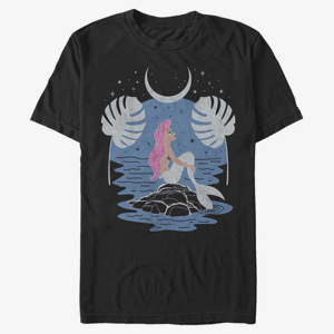 Queens Disney The Little Mermaid - CELESTIAL ARIEL Unisex T-Shirt Black