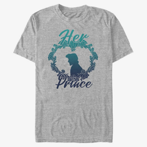 Queens Disney The Little Mermaid - Her Prince Unisex T-Shirt Heather Grey