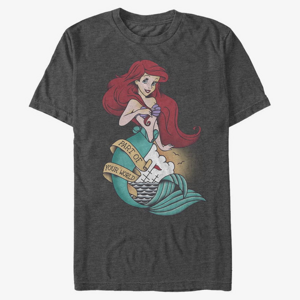 Queens Disney The Little Mermaid - Sailor Ariel Unisex T-Shirt Dark Heather Grey