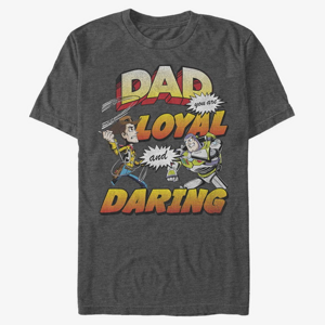 Queens Disney Toy Story 1-3 - Loyal And Daring Unisex T-Shirt Dark Heather Grey