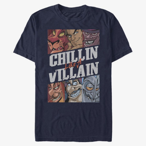 Queens Disney Villains - Villains Chills Unisex T-Shirt Navy Blue